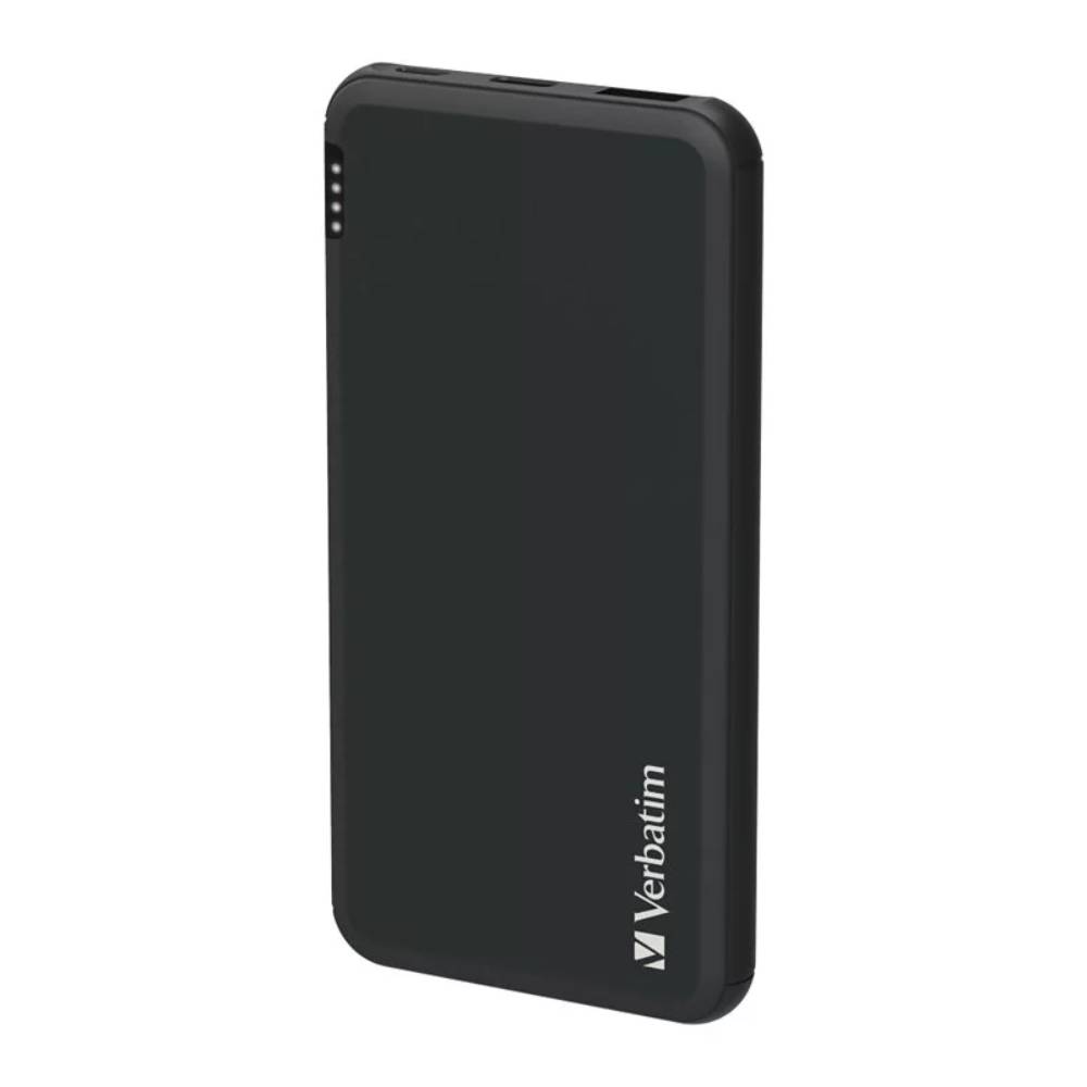 10000mAh PD & QC 3.0 流動充電池丨超輕特薄丨黑色丨Verbatim丨66439