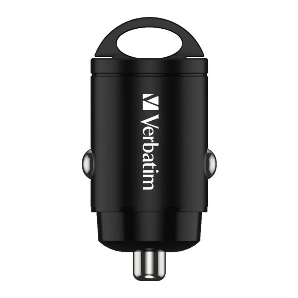 雙端口30W Type C PD & QC 3.0丨迷你汽車充電器丨車充丨Verbatim丨中國製造丨66524