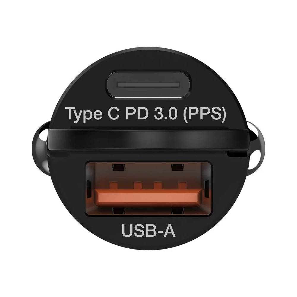 雙端口丨33W PD & QC 3.0丨迷你汽車充電器丨車充丨Verbatim丨中國製造丨66681
