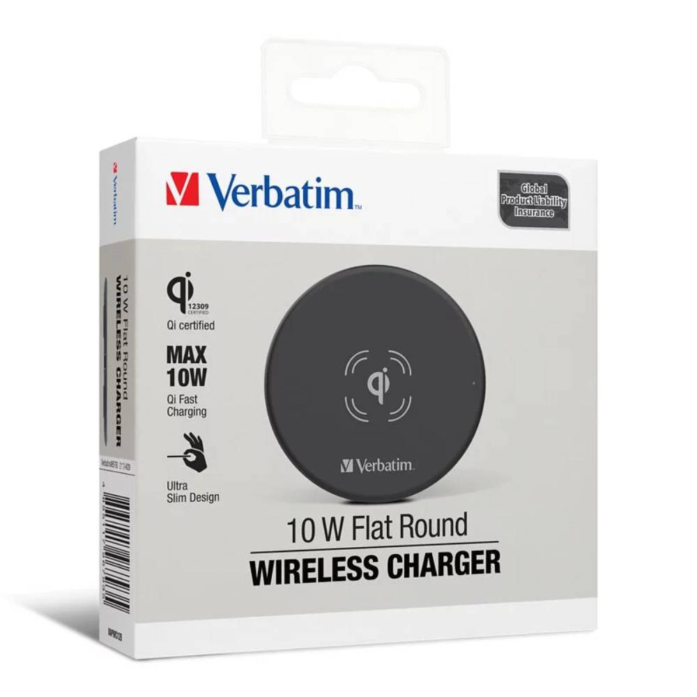 10W 無線充電器丨纖薄設計丨Verbatim丨中國製造丨66793